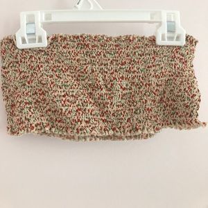Brandy Melville Floral Tube Top